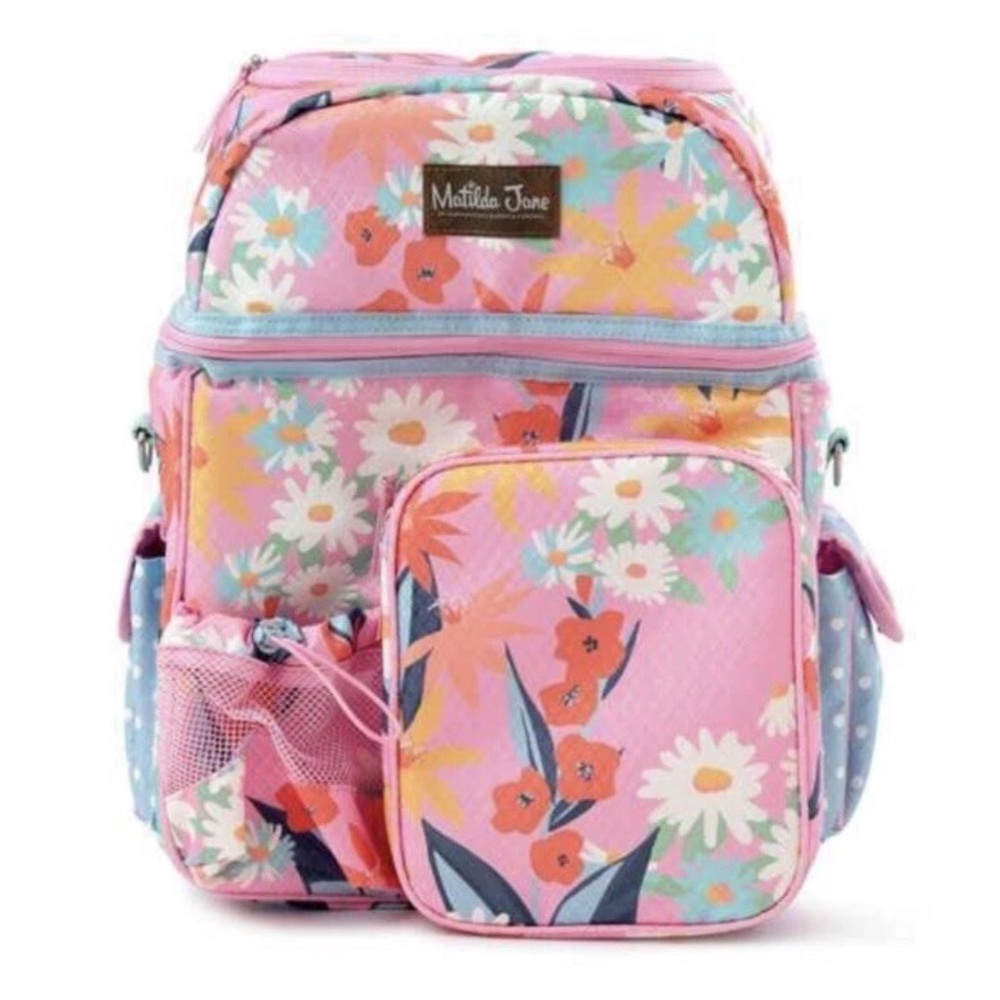 Brand New Matilda Jane Pink Everything Packed Cooler Backpack